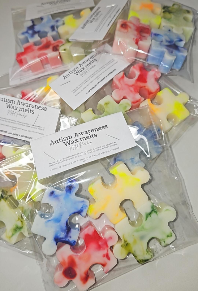Autism Awareness Wax Melt