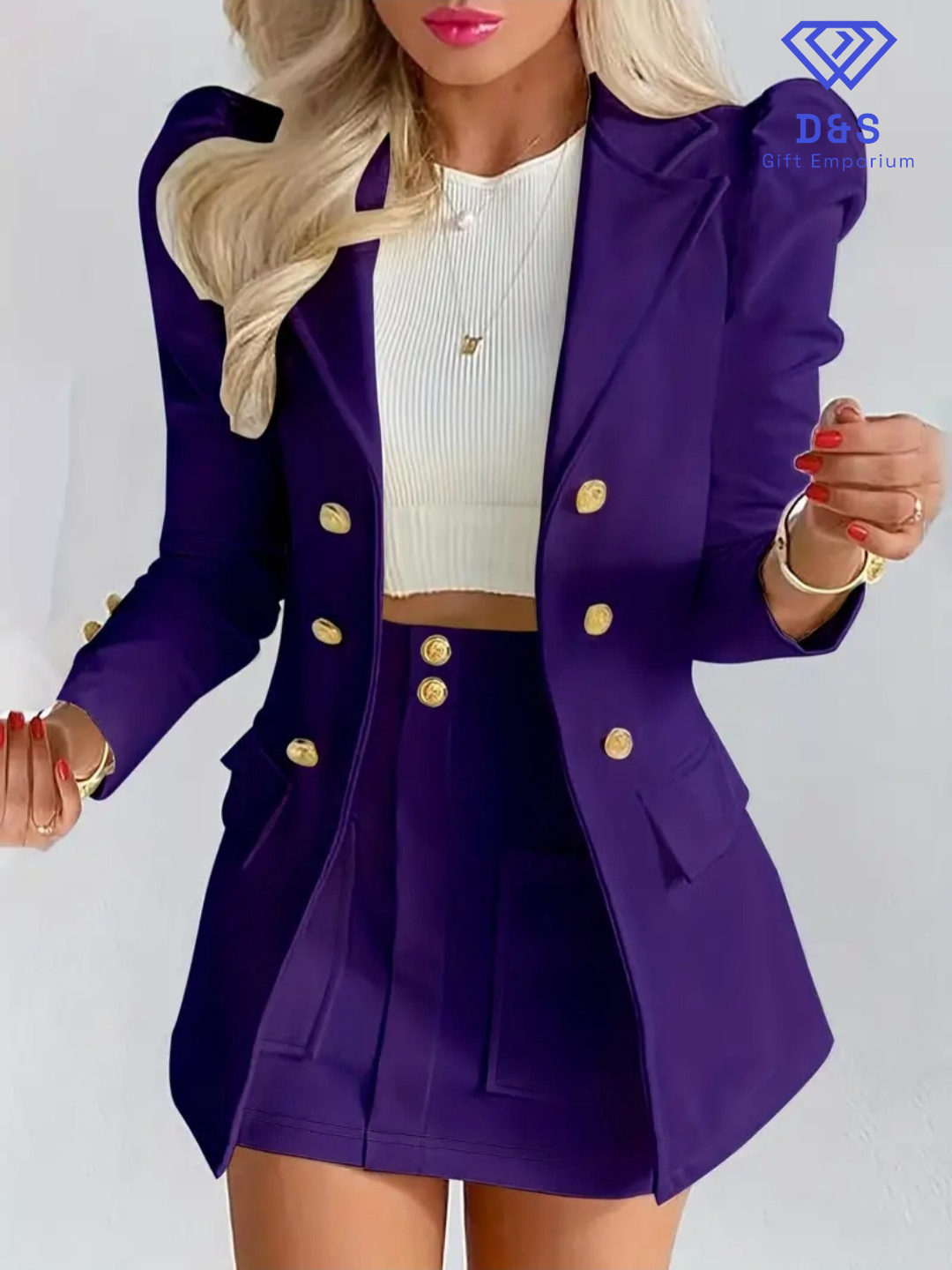 Blazer & Skirt Set