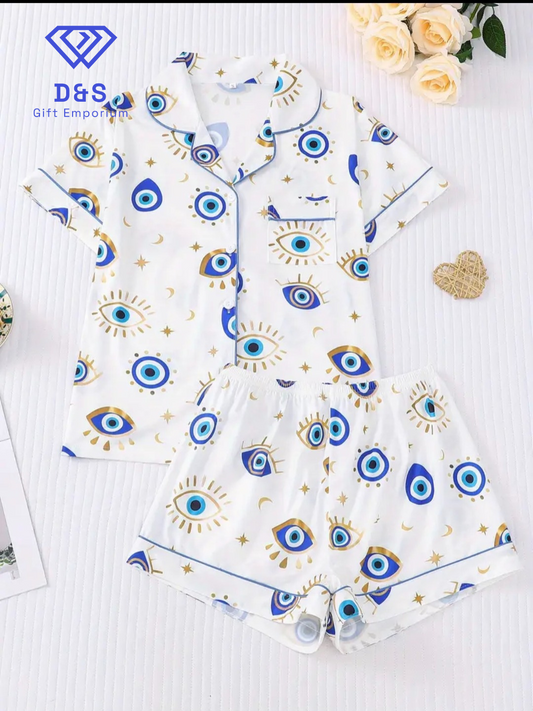 Whimsical Eye Pyjama Set