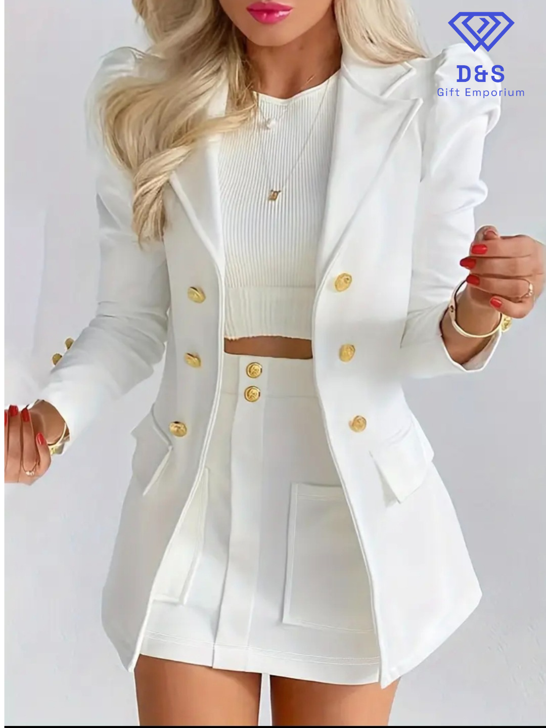 Blazer & Skirt Set