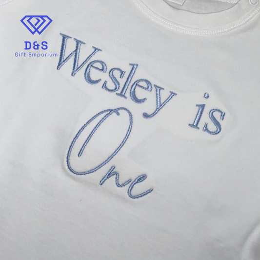 ... is... Embroidered Birthday Tshirt
