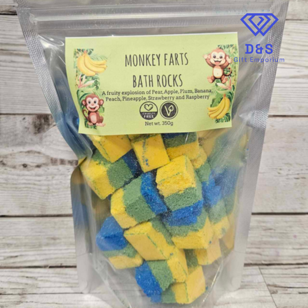 Monkey Farts Bath Rocks