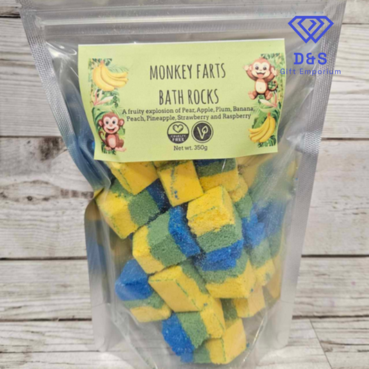 Monkey Farts Bath Rocks