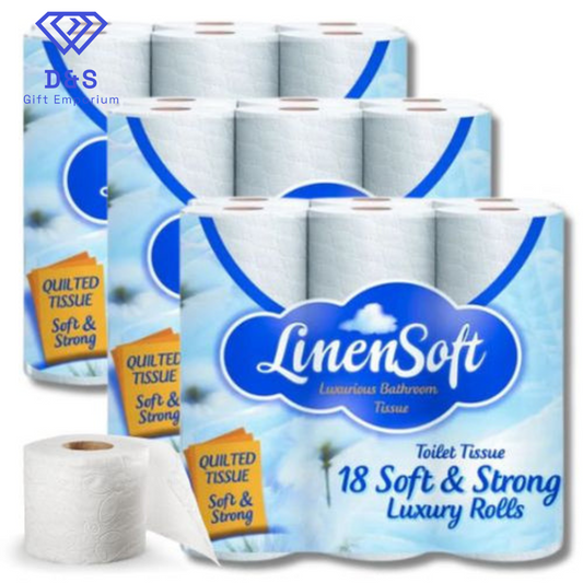 54x Linen Soft Toilet Rolls