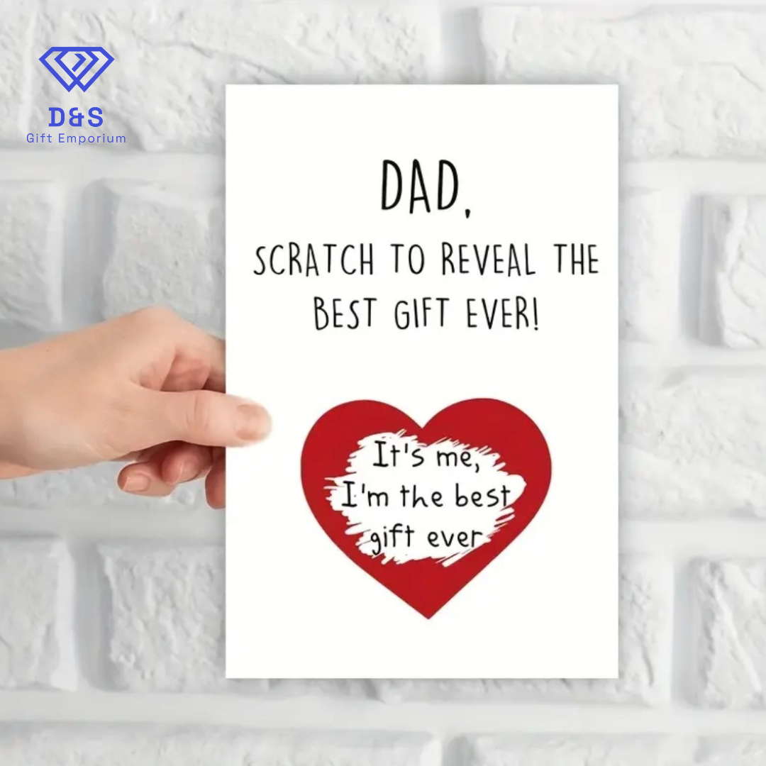 Dad Scratch Off Card