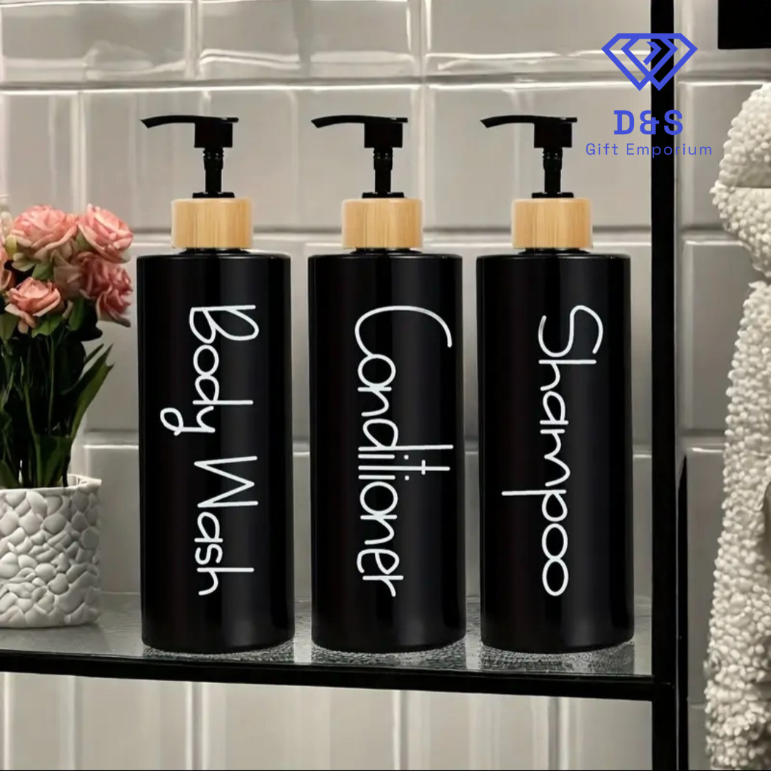 Refillable Bathroom Bottles
