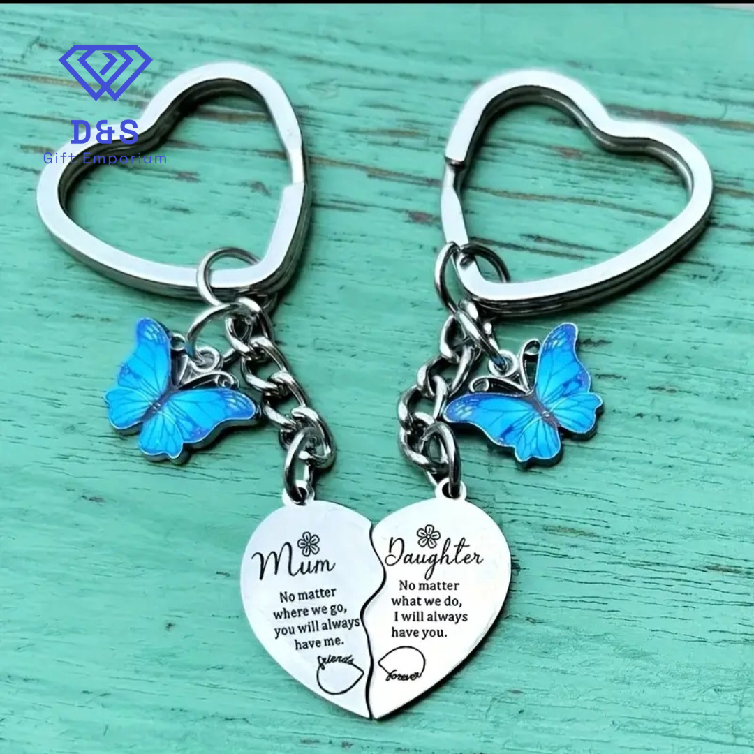 Mum & Daughter Keyrings