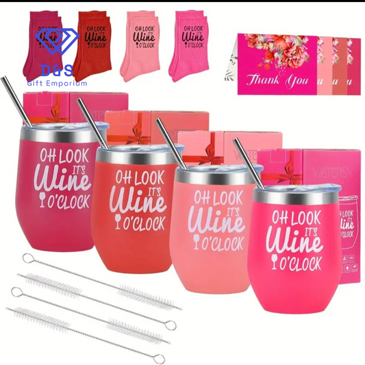 Oh Look Its Wine O'clock Gift Set