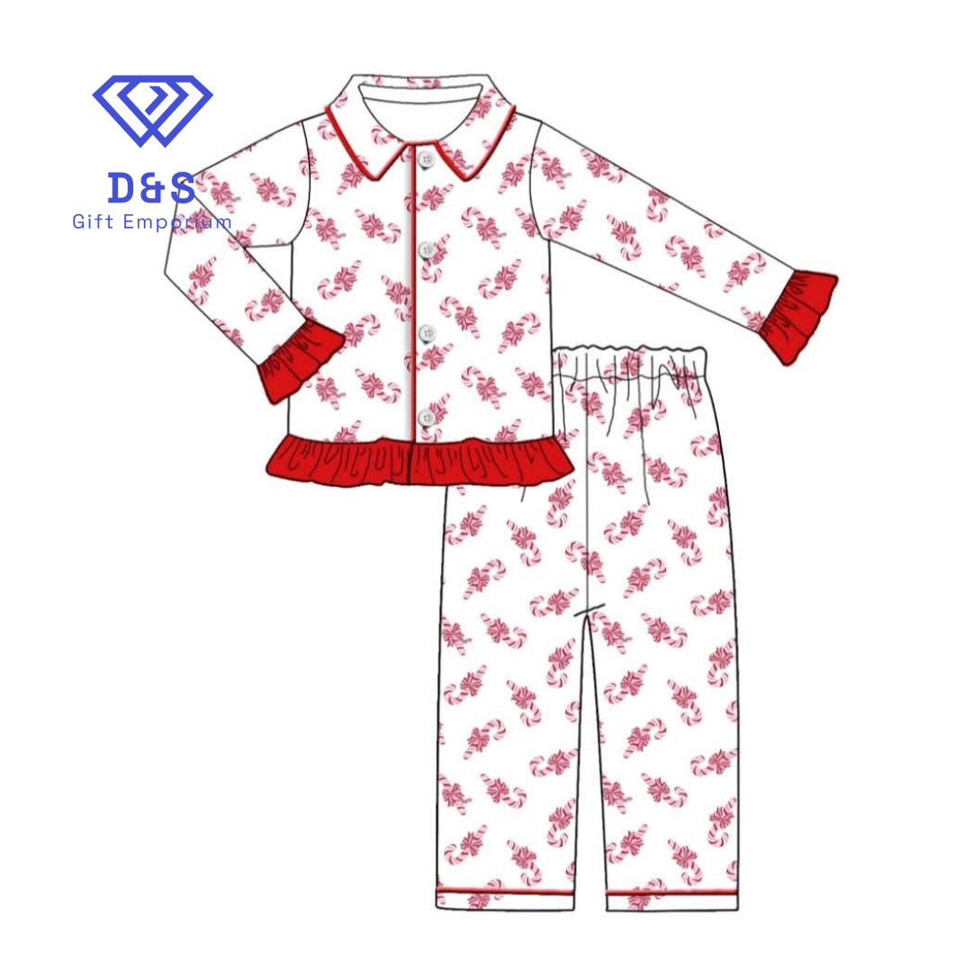 PRE Order - Embroidered Christmas Pyjamas