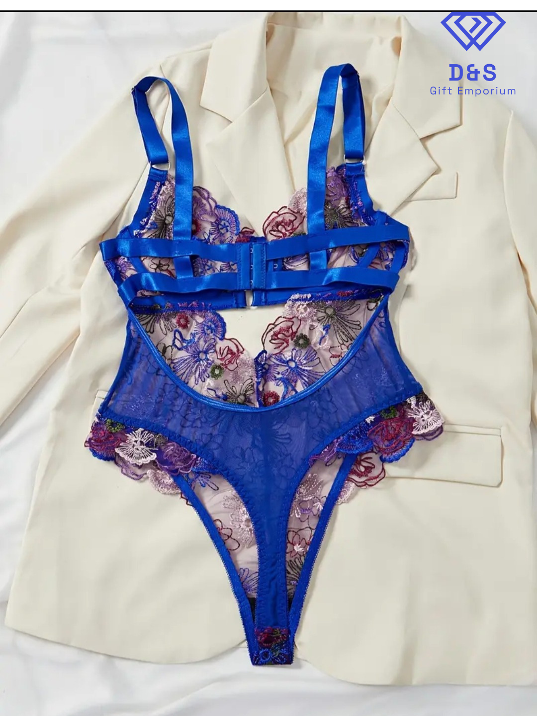 Floral Deep V Bodysuit