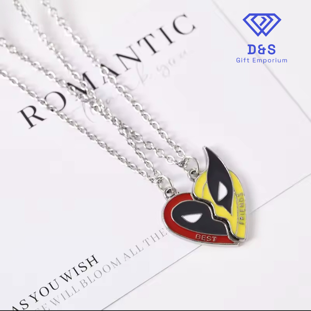Deadpool & Wolvarine Best Friends Necklaces
