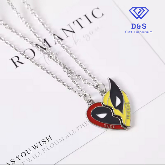 Deadpool & Wolvarine Best Friends Necklaces
