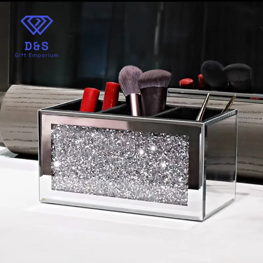 Crushed Diamon Make Up Brush Holder