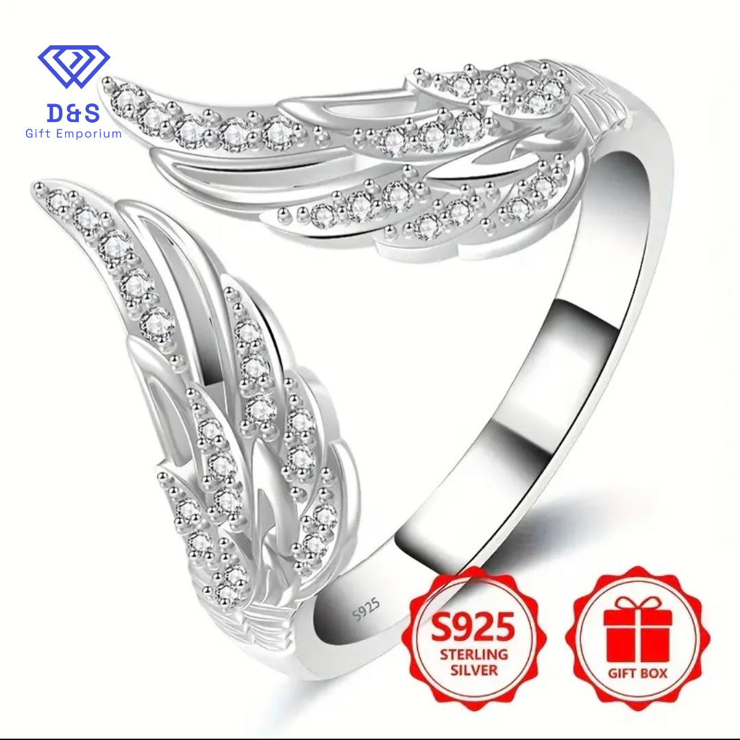 Angel Wings Adjustale Ring