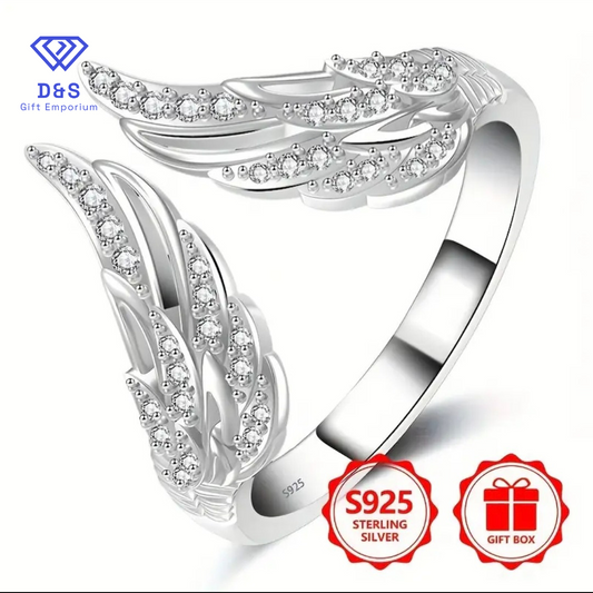 Angel Wings Adjustale Ring