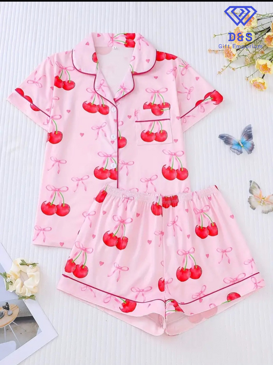 Cherry Pyjama Set