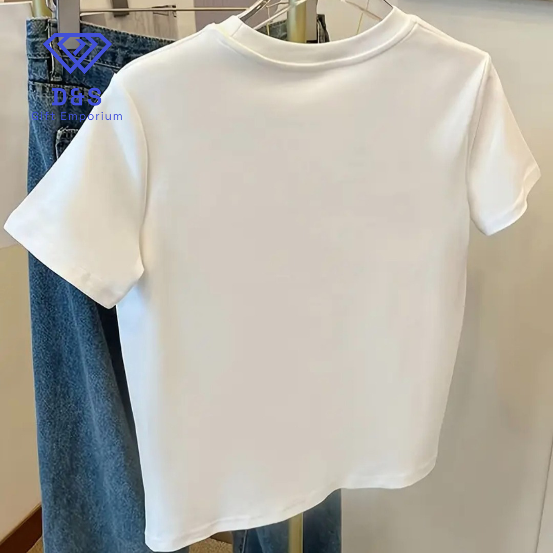 Rhinestone Bow Tshirt