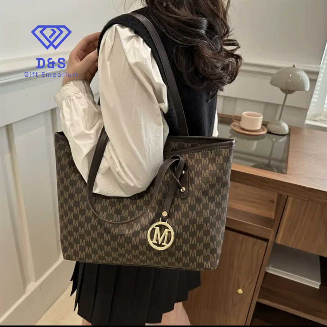 Geometric Print Handbag