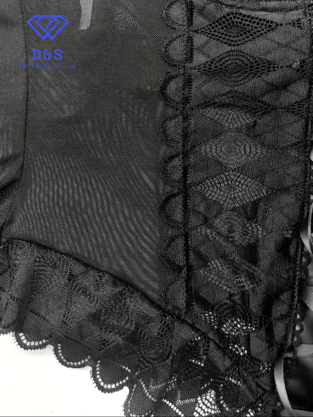 Plus Size Lace Corset Bodysuit