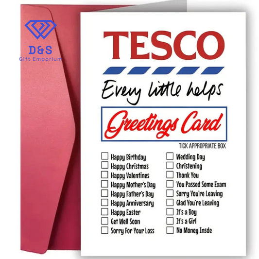 Tesco Greetings Card