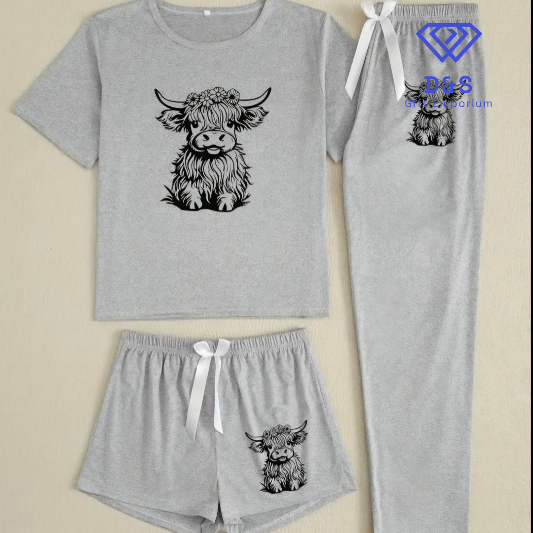 Highland Cow Pjs