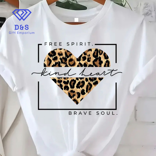 Plus Size Free Spirit Kind Heart Tshirt