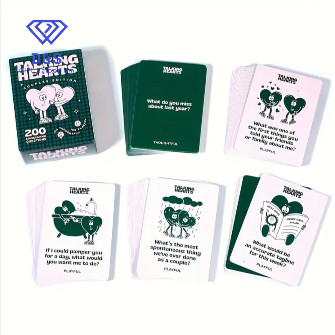 Talking Hearts Couples Card Game