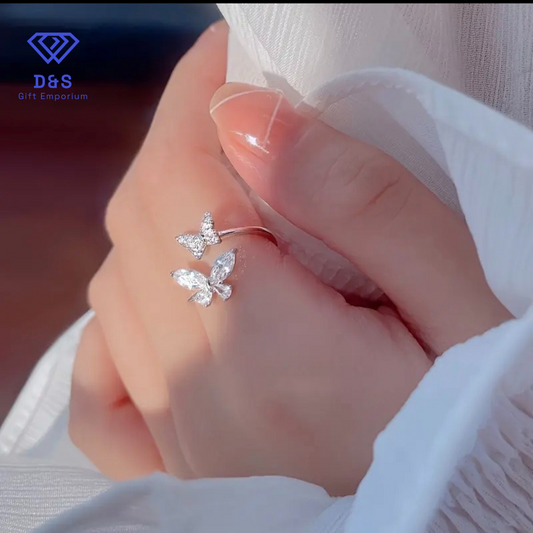 Butterfly Adjustable Ring