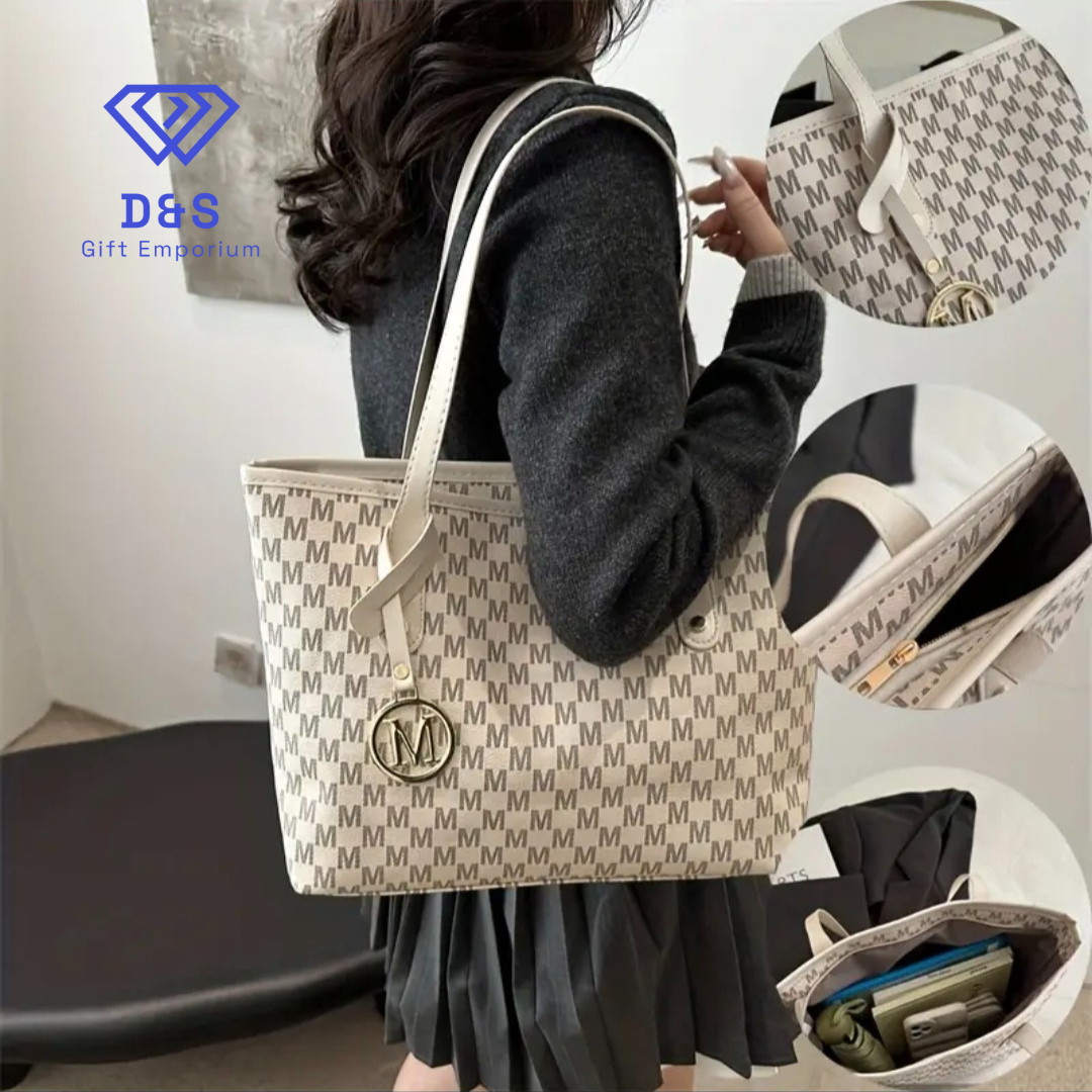 Geometric Print Handbag