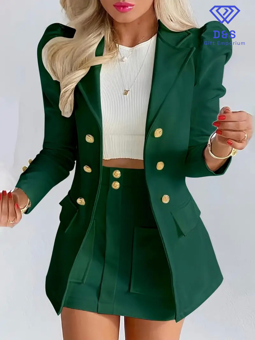 Blazer & Skirt Set