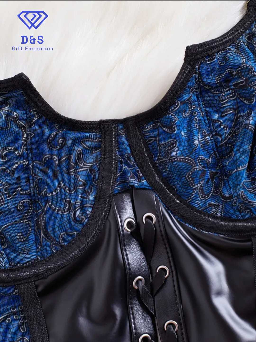 Luxe Lace Floral Trimmed Corset
